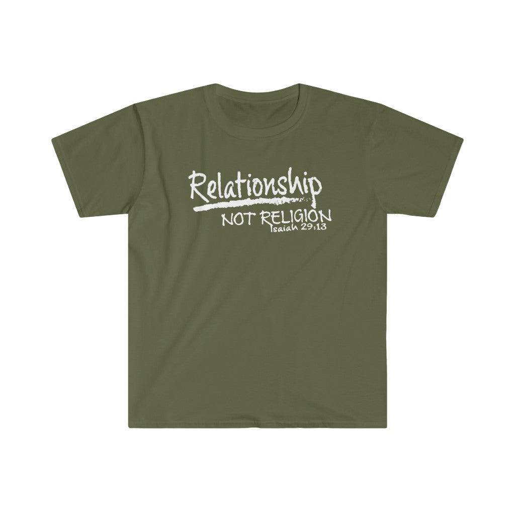 Relationship Not Religion Unisex Softstyle T-Shirt