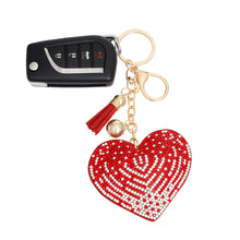 Load image into Gallery viewer, Red Heart Keychain Clip
