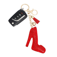 Load image into Gallery viewer, Red Heel Keychain Clip
