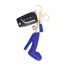 Load image into Gallery viewer, Blue Heel Keychain Clip
