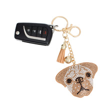 Load image into Gallery viewer, Flat Nose Dog Keychain Clip
