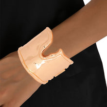 Load image into Gallery viewer, Gold Cut Out Edged Cuff
