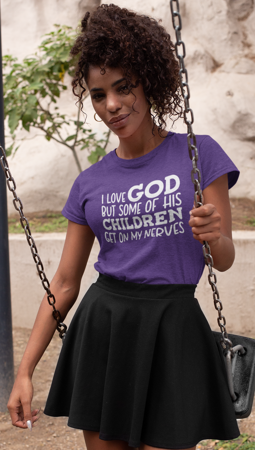 I Love God But Some of His Children Get On My Nerves Unisex T-shirt